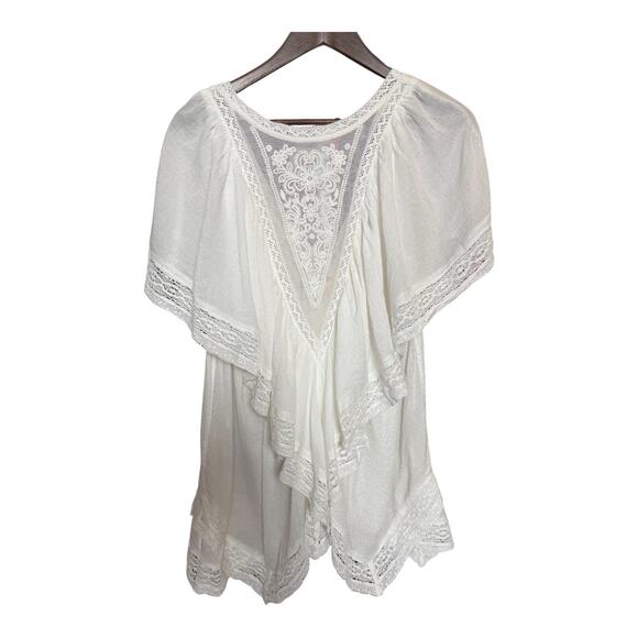 Free People Oversized Blouse 
Bailey Cape Top 
NWT PTP 21” $148 - Picture 7 of 8
